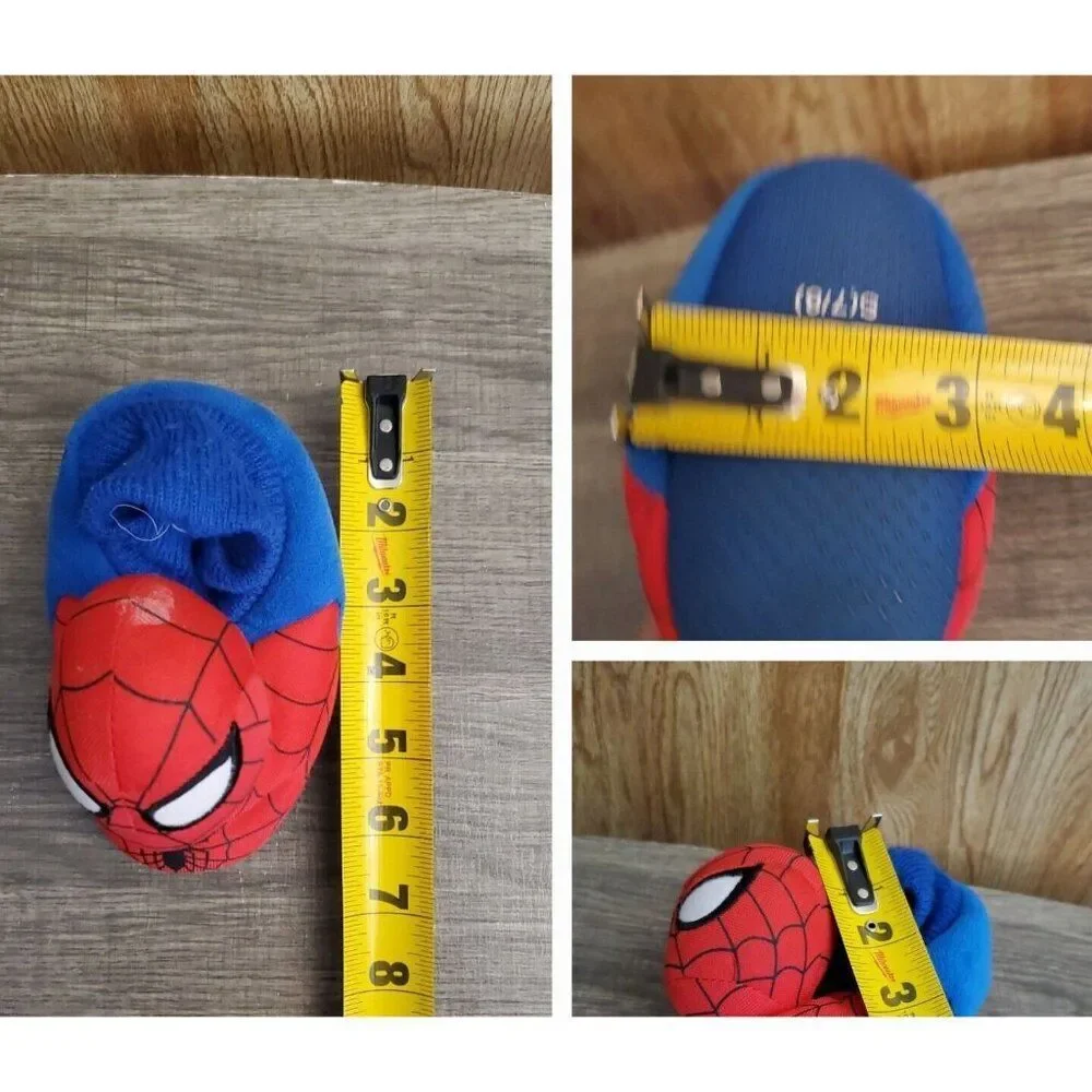 Marvel Spider-Man Slippers‎ Size Small 7/8 Toddler Shoes